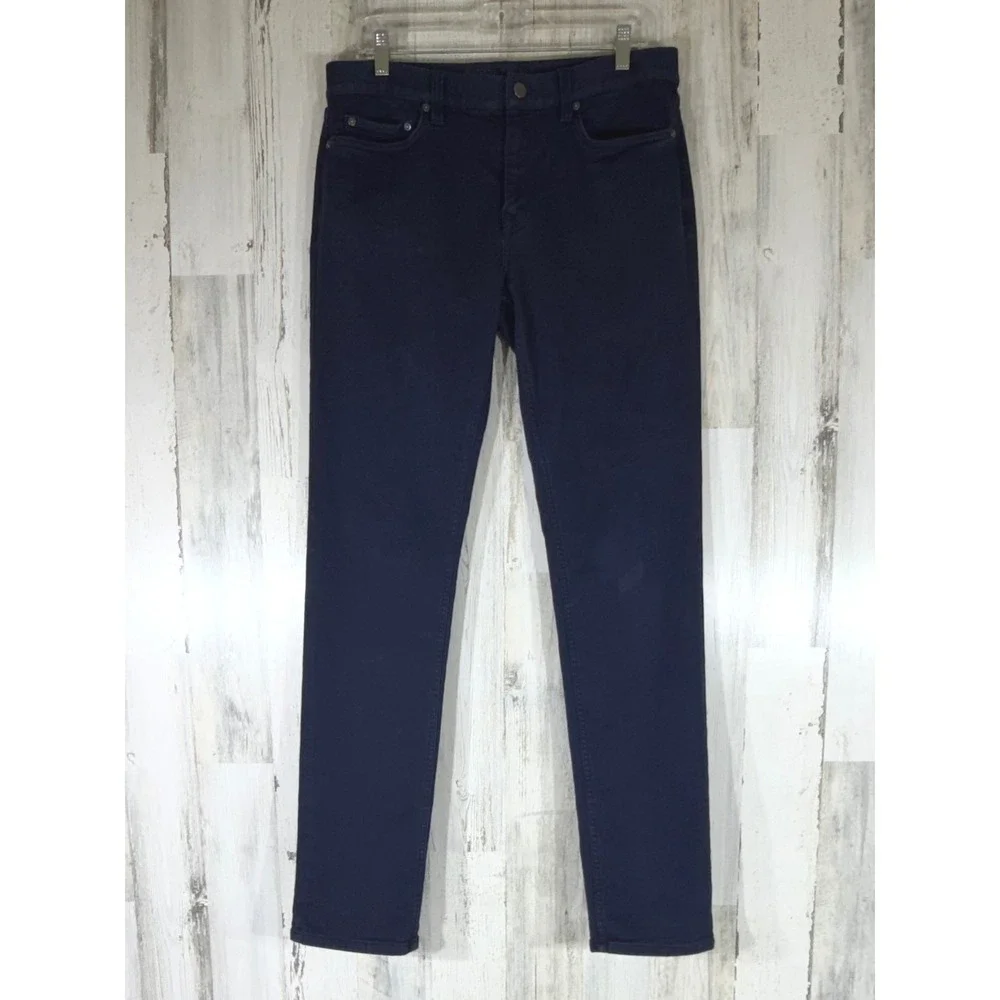 Banana Republic Traveler‎ Slim Pants 32x34 (fits 33x33) Navy Stretch Cotton READ